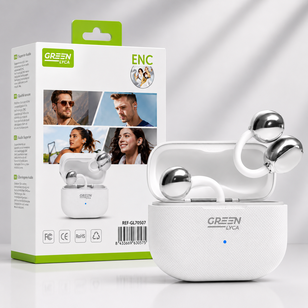 Auriculares inalámbricos TWS Green Lyca GL70507