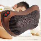 Cojín Almohada de Masaje Eléctrico Shiatsu Con Calor para Cuello Hombros Espalda Piernas Pies Alivio del Dolor Muscular