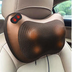 Cojín Almohada de Masaje Eléctrico Shiatsu Con Calor para Cuello Hombros Espalda Piernas Pies Alivio del Dolor Muscular
