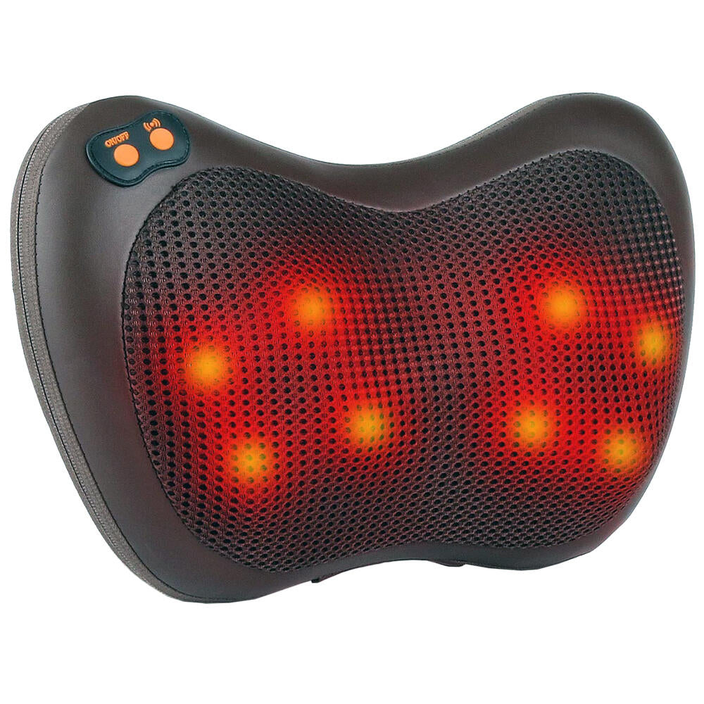 Cojín Almohada de Masaje Eléctrico Shiatsu Con Calor para Cuello Hombros Espalda Piernas Pies Alivio del Dolor Muscular