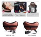 Cojín Almohada de Masaje Eléctrico Shiatsu Con Calor para Cuello Hombros Espalda Piernas Pies Alivio del Dolor Muscular